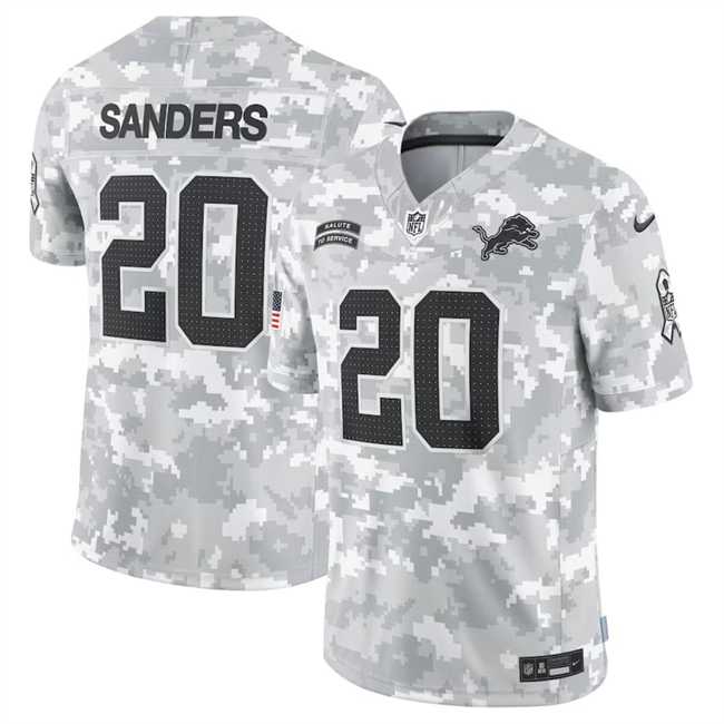 Men's Detroit Lions #20 Barry Sanders 2024 Arctic Camo Salute To Service Limited Stitched Jersey Dyin,We sell and wholesale Men's Detroit Lions #20 Barry Sanders 2024 Arctic Camo Salute To Service Limited Stitched Jersey Dyin on line form chian!